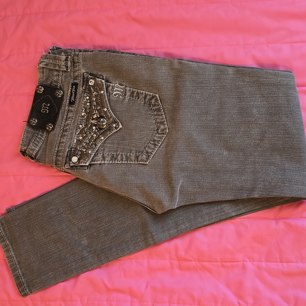 Miss Me Women's Gray Skinny Jeans